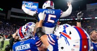 Days after drawing up plays for youth football, Matt Prater notches game