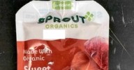 Sprout Organics recalling sweet potato apple and spinach pouches