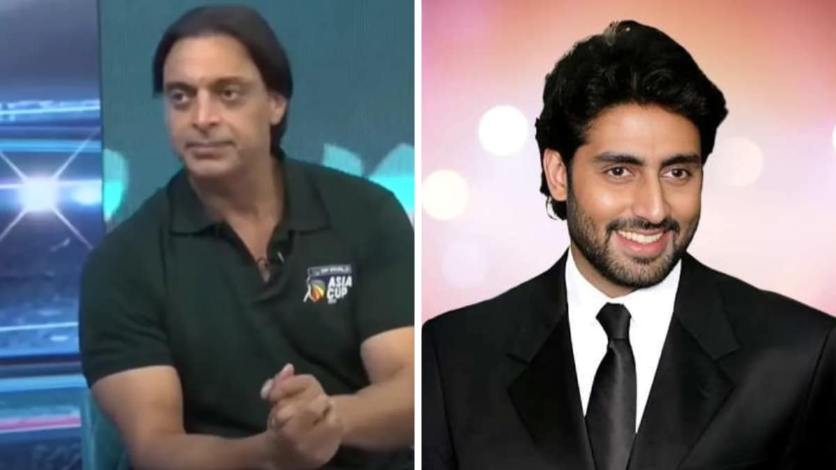 ‘If Pakistan get Abhishek Bachchan out early…’: Shoaib Akhtar’s hilarious slip on live show ahead of IND