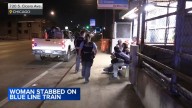 Woman stabbed on CTA Blue Line train on West Side, Chicago police say