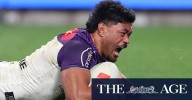 NRL 2025: Why Melbourne Storm giant Stefano Utoikamanu felt bad saying no to Phil Gould and Canterbury Bulldogs