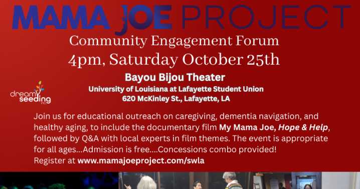 Mama Joe Project hosts Community Engagement Forum at UL Lafayette