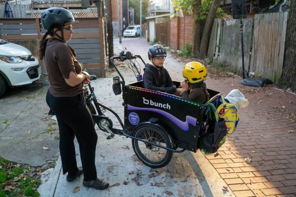 Why more parents are riding cargo bikes, skipping the minivan