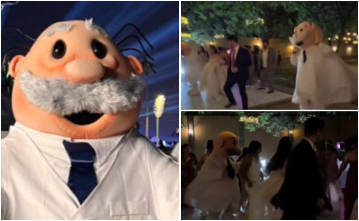 VIDEO: Mujer contrata botargas del Dr. Simi para su boda y se viraliza en redes