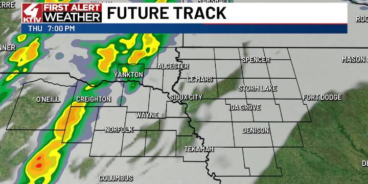 More warming for Thursday with another slight chance of showers
