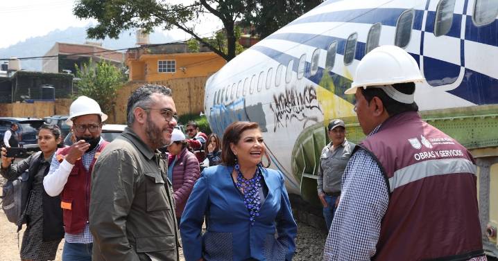 Avión Biblioteca llega a la alcaldía Magdalena Contreras