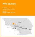 Wind advisory issued for 5 Freeway corridor near Santa Clarita and Antelope Valley Foothills until Monday morning