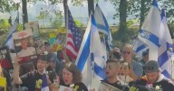 Hollywood marks two years since Oct. 7 attack with Israeli flag ceremony, motorcade tribute