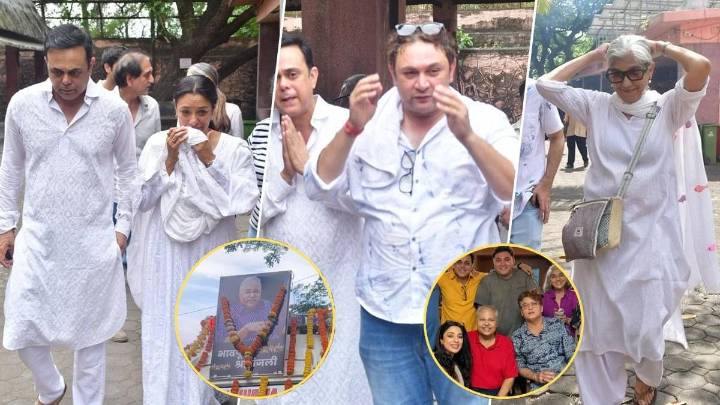 Rupali, Rajesh, Sumeet, Ratna Pathak Break Down At Satish Shah's Funeral Entertainment News