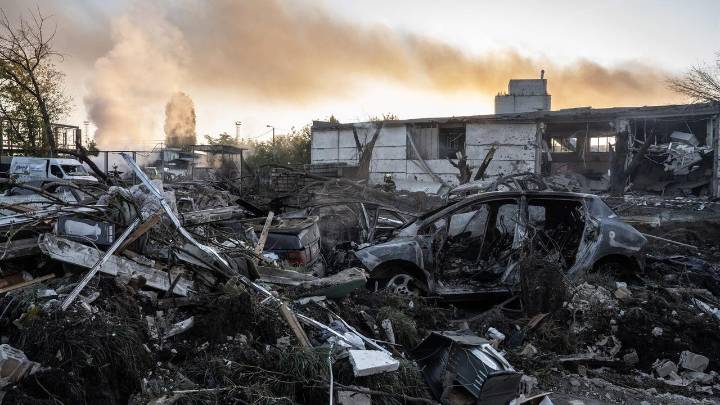 Ucrania difunde el video del ataque que habría matado al hijo de un general ruso