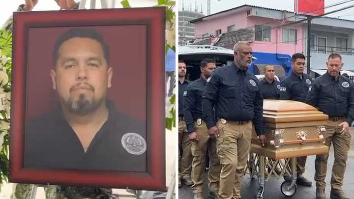 Compañeros y Autoridades Despiden al Agente Humberto Martínez en Ceremonia Fúnebre