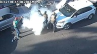 Dispararon agentes de ICE a mexicano en LA; chocó contra patrullas
