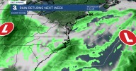 First Warning Forecast: Mostly dry and cool, showers return next week