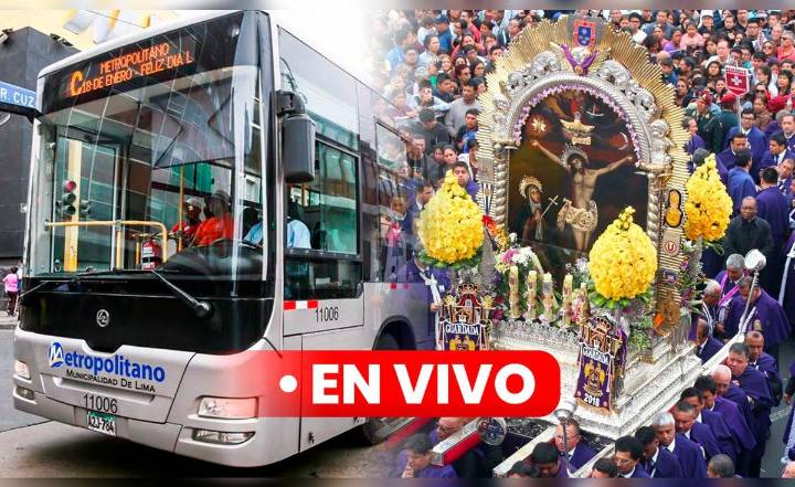 Señor de los Milagros EN VIVO hoy, sábado 18 de octubre: hora de salida, desvíos y más del segundo recorrido en Lima