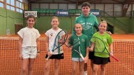Buenos resultados de benjamines e infantiles del Club Tenis Osca