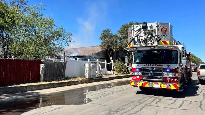 SAFD: San Antonio family devastated as fire rips through west