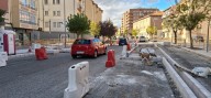 La avenida Sagunto de Teruel estará cortada al tráfico tres semanas por la noche por las obras de humanización