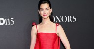 Anne Hathaway Turns Heads in Striking Red Ensemble