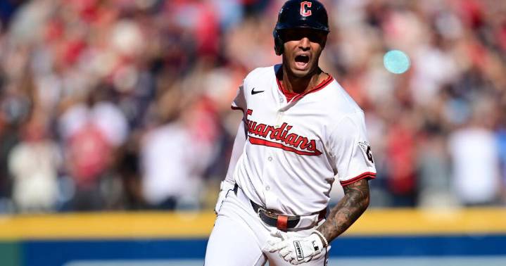 5-run eighth inning helps Guardians beat Tigers to even Wild Card Series
