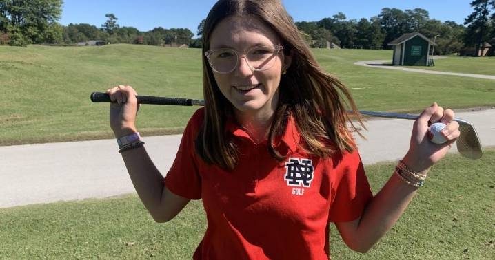 New Bern's Baker Hudson takes golf game from beginner to contender