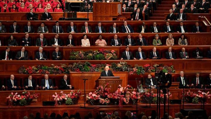 First day of historic Latter-day Saint general conference wraps up