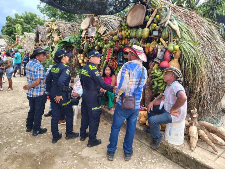 Así opera la Policía de Bolívar en Festival del Ñame de San Cayetano