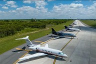 Sorprendió el inusual despliegue de aeronaves privadas en el aeropuerto de Ezeiza esta semana