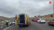 Herido grave un motorista de 22 años al salirse de la vía en la M