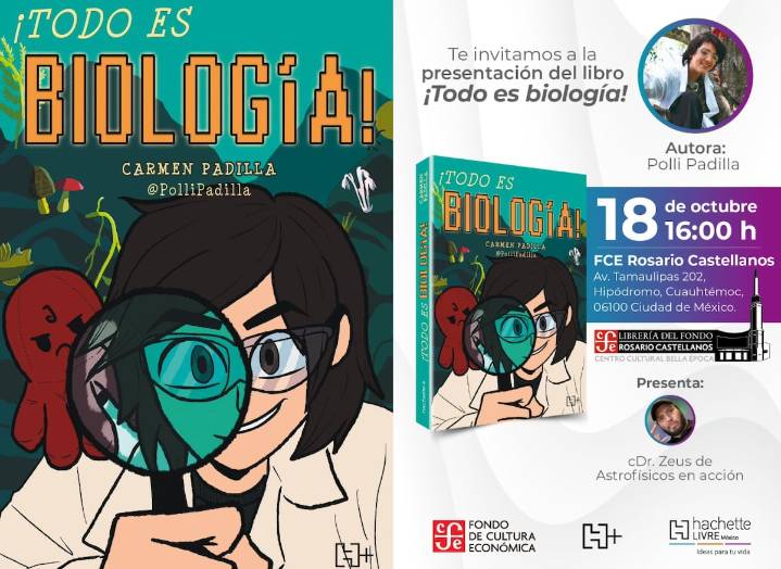“Todo es biología”, el nuevo libro de Polli Padilla que transforma la curiosidad científica en una conversación cotidiana