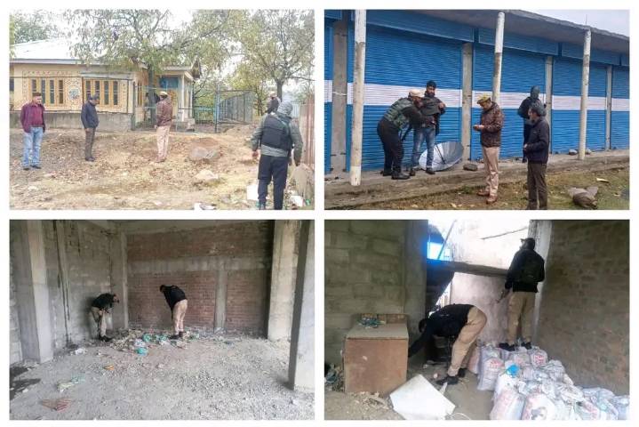 Police conduct raids at drug hotspots to curb narcotics menace in Handwara