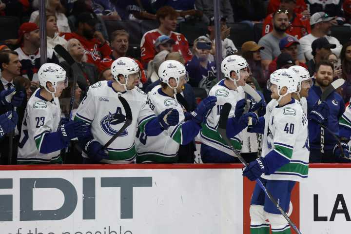 Short-handed Canucks survive Capitals' furious rally - The Rink Live | Coverage of youth, junior, high school and college hockey