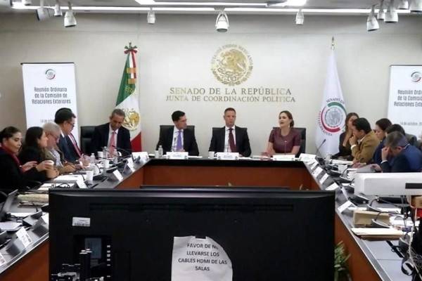 Avanza en Senado nombramiento de Velasco