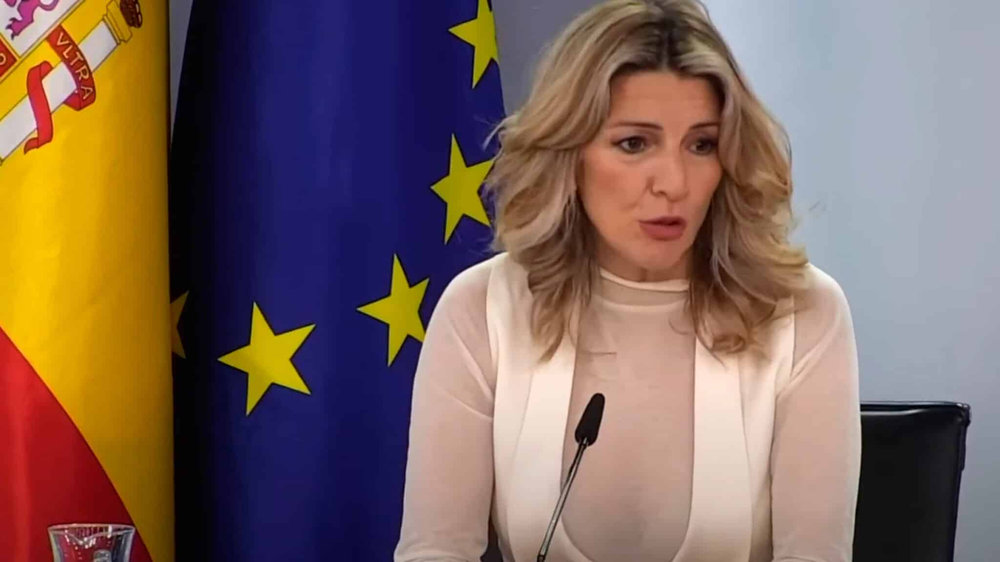 Yolanda Díaz ampliará a 10 días el permiso por fallecimiento de un familiar