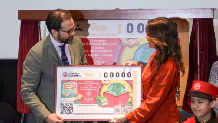 Lotería Nacional devela billete conmemorativo del Día del Libro