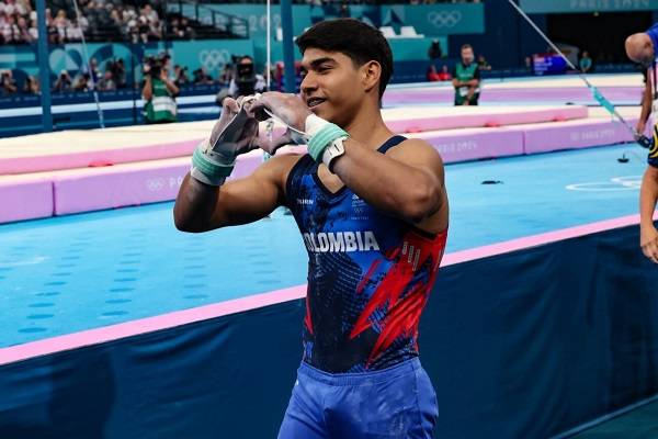 Ángel Barajas, subcampeón de la final de Copas del Mundo de Gimnasia Artística