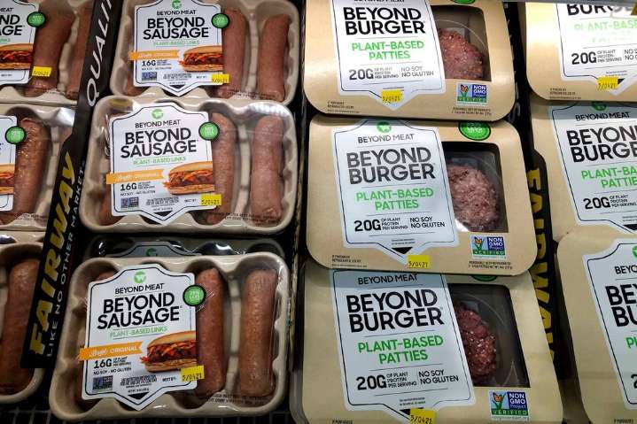Beyond Meat shares briefly sizzle on Walmart deal and meme stock interest