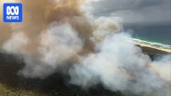 Campfire during fire ban blamed for Moreton Island blaze
