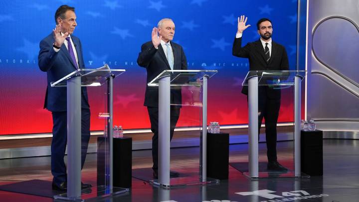 Mayoral candidates go head-to-head in first debate