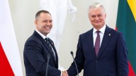 New road linking Baltic states to Poland opens at a time of tensions with Russia