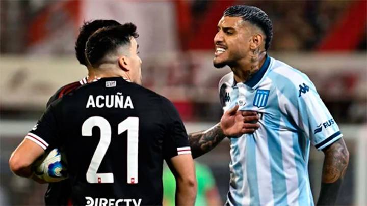 Adrián Balboa pidió disculpas tras escupir a Marcos Acuña en el duelo ante River…