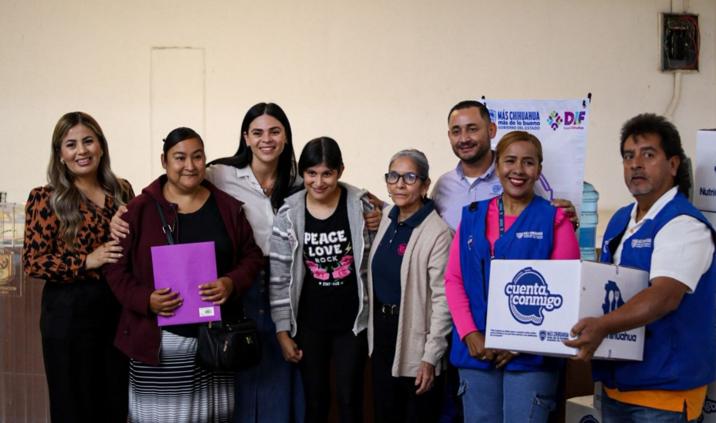 Entregaron 10 mil despensas de NutriChihuahua en el norte