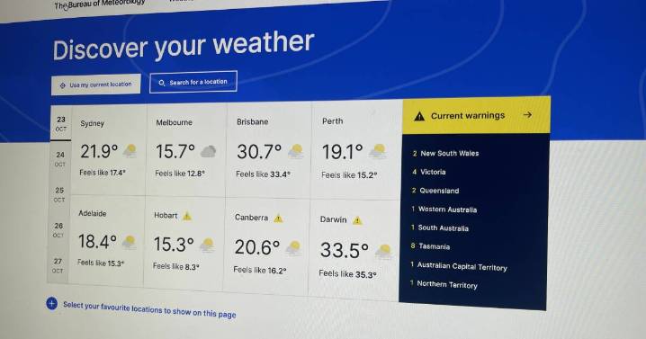 BOM's new website launch criticised over confusing design