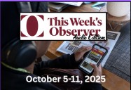 This Week’s OBSERVER – Audio Edition (October 5