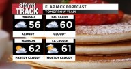 Slight warm up and increasing clouds