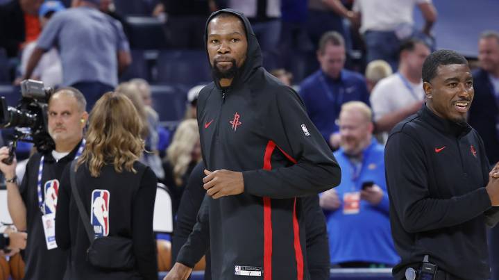 Kevin Durant kicks off Rockets journey with thunderous dunk