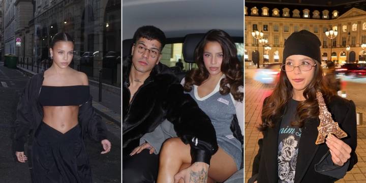 El álbum de fotos de Emilia Mernes en la Paris Fashion Week: romance, gastronomía y lujosos paseos