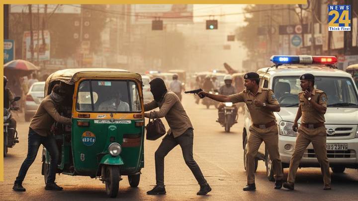 Ghaziabad News: 'Cinematic' Robbery at Crossings Republik with Big TWIST and TURN; 4 Accused Arrested Following a Gunfight with Police