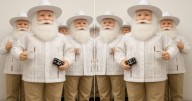 Santa Claus se pone la guayabera y toma café en Miami: Muñeco cubano enloquece las redes