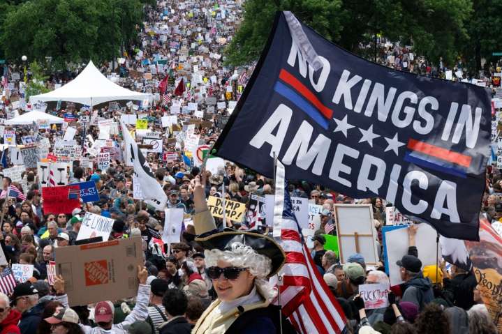 Watch live: ‘No Kings’ protests across U.S. (Video)