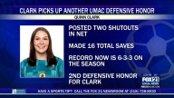 UWS Goalkeeper Quinn Clark Earns Another UMAC Defensive Athlete of The Week Honor